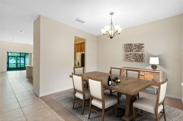 Formal Dining Room into off the foyer.