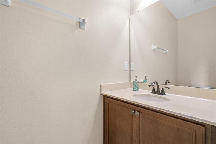 Powder Bath off the foyer.