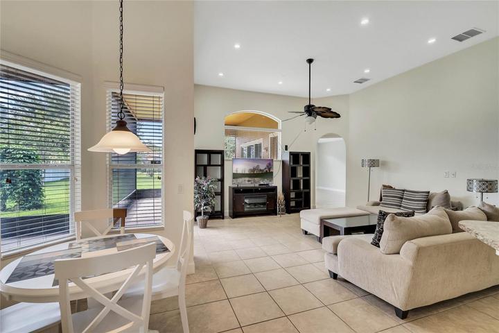 Dinette and family room