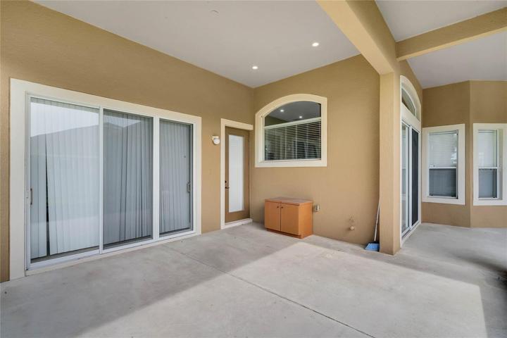 Rear patio