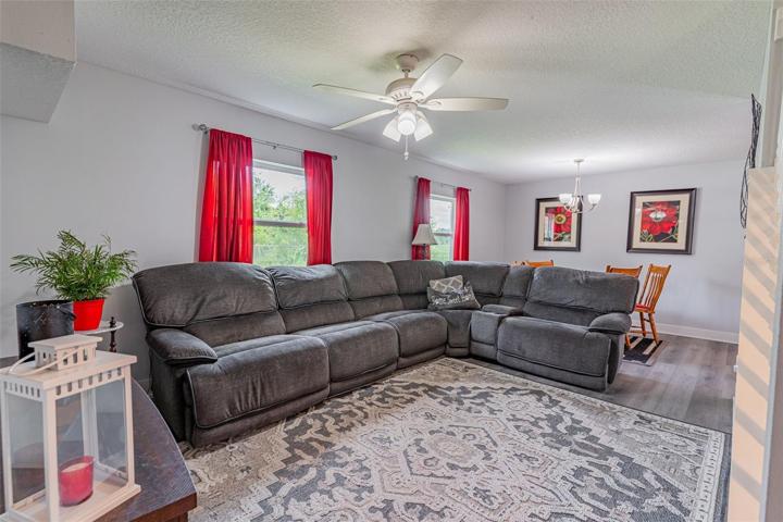 Living and dining room