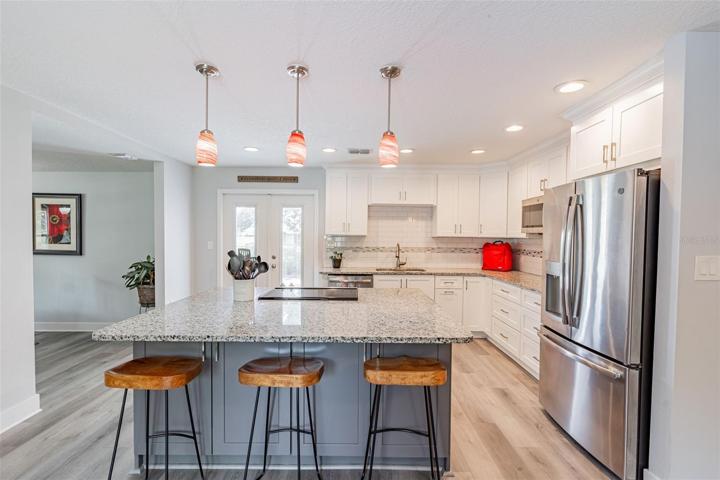 Stunning kitchen with huge island