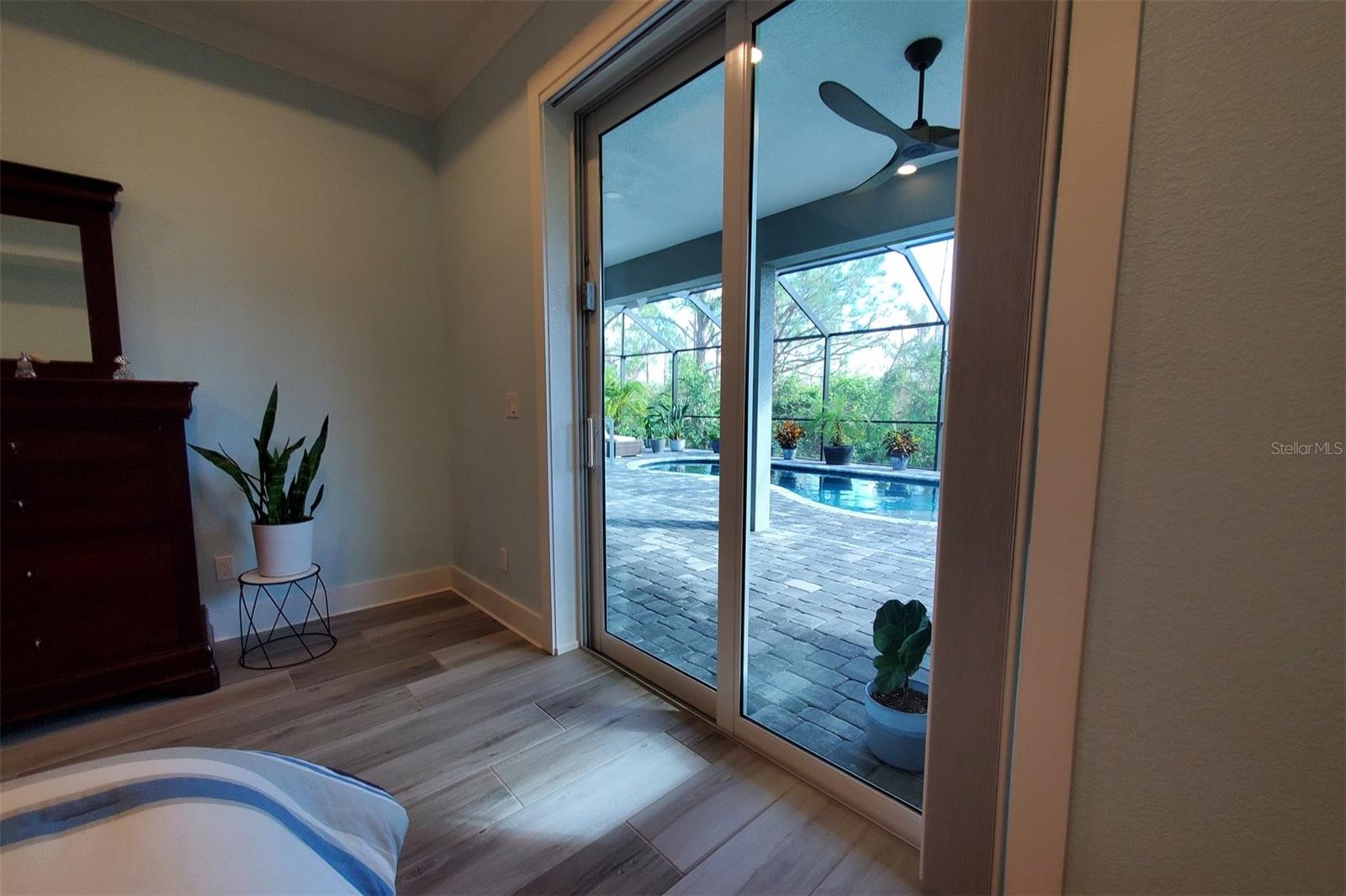 View from the bed - private oasis.