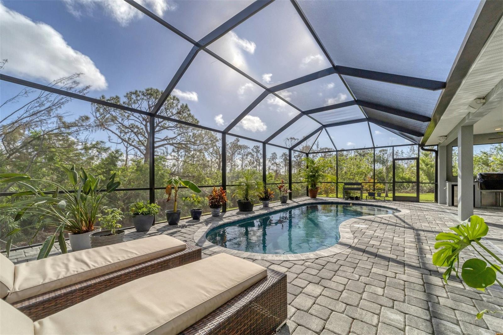 Blissful privacy with extended property and preserve.