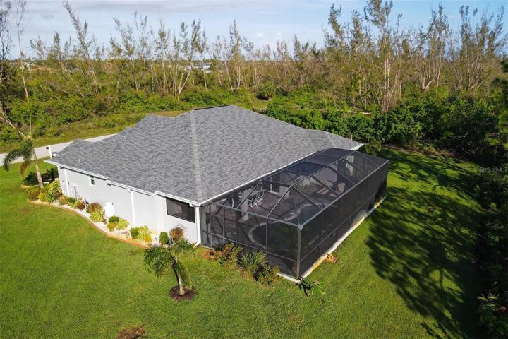 Large Lanai is very private.