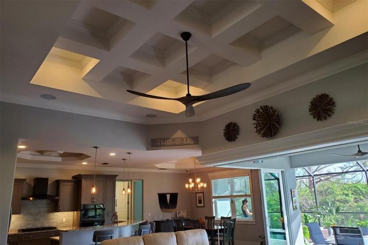 Gorgeous ceiling details throughout.