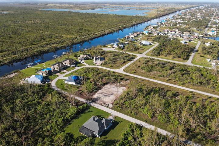 Nearby canals and lagoon.