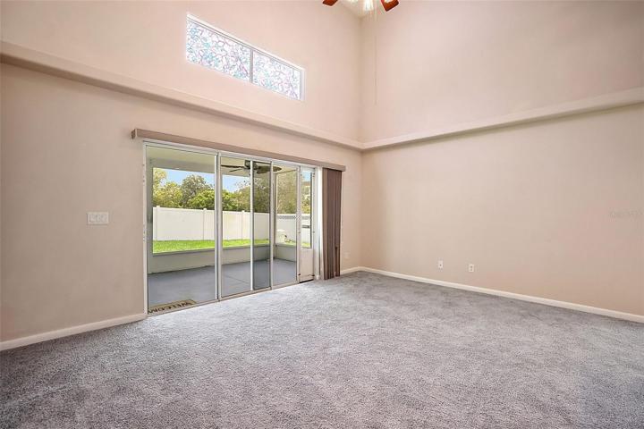 Family Room - has sliders to Screened Lanai.