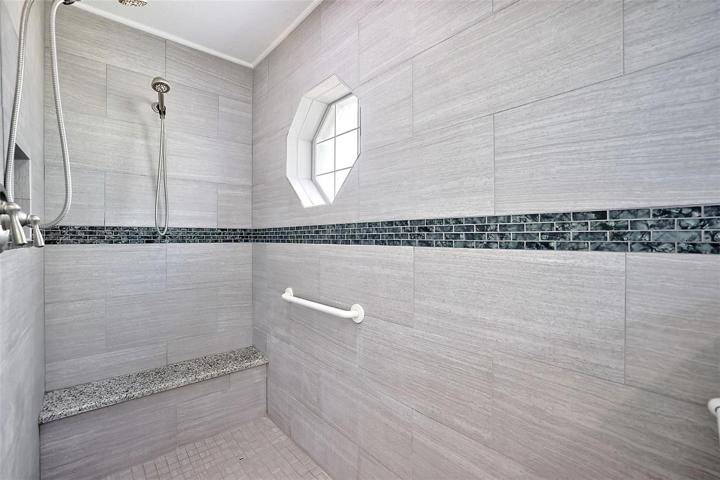 Shower in Master Bathroom.