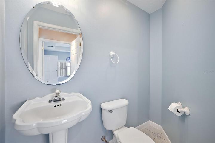 1/2 Bath on Ground Floor.