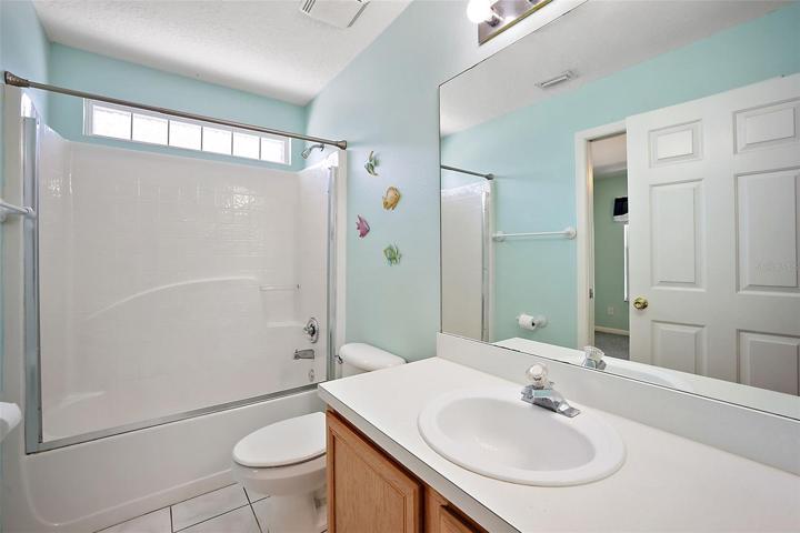 Full 2nd Bathroom located on the 2nd Floor.