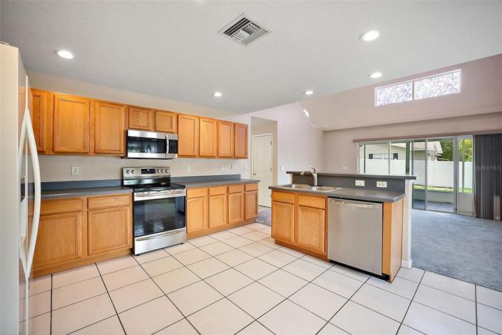Kitchen - as you enter from the Garage.