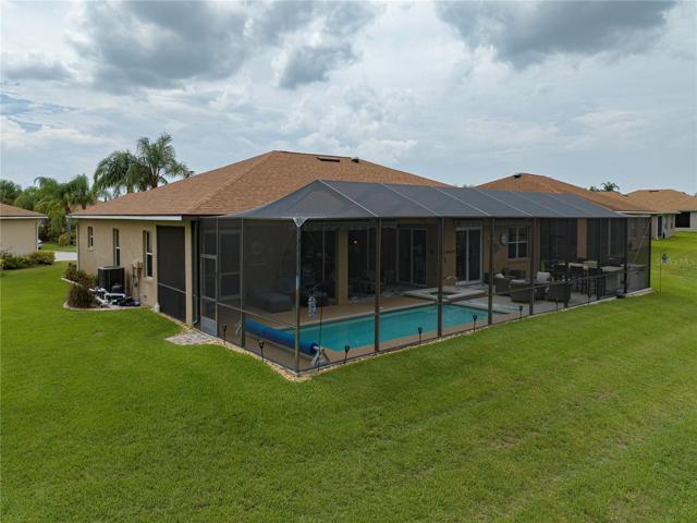 Back view of home