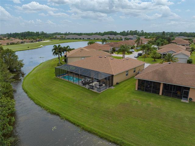 Property drone view