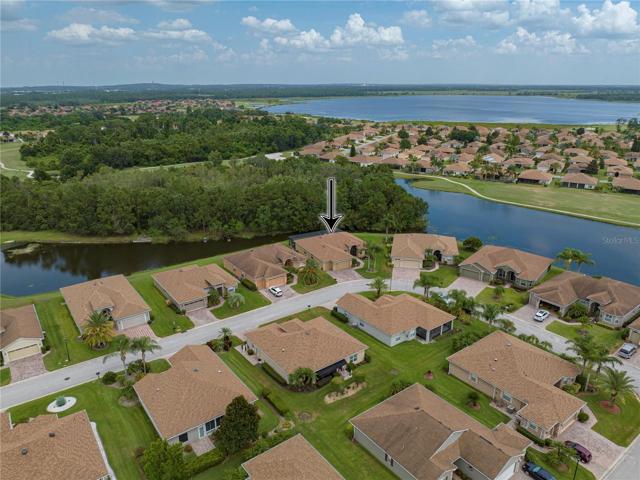 Property drone view