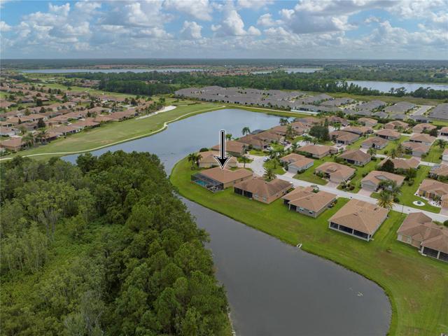Property drone view