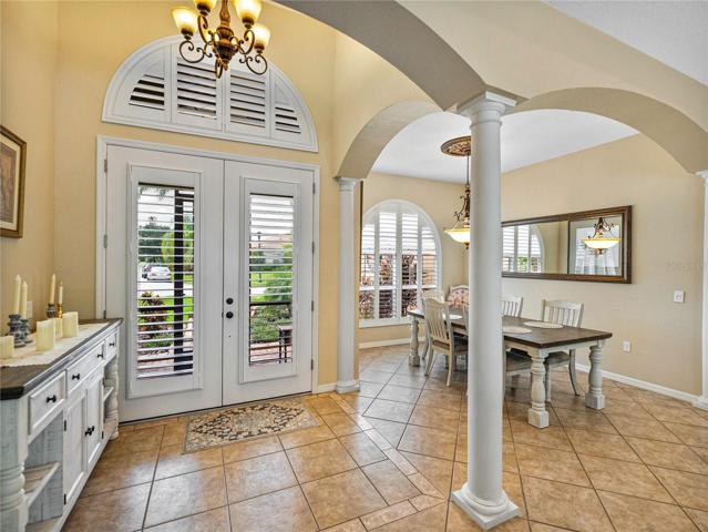 Interior front entry
