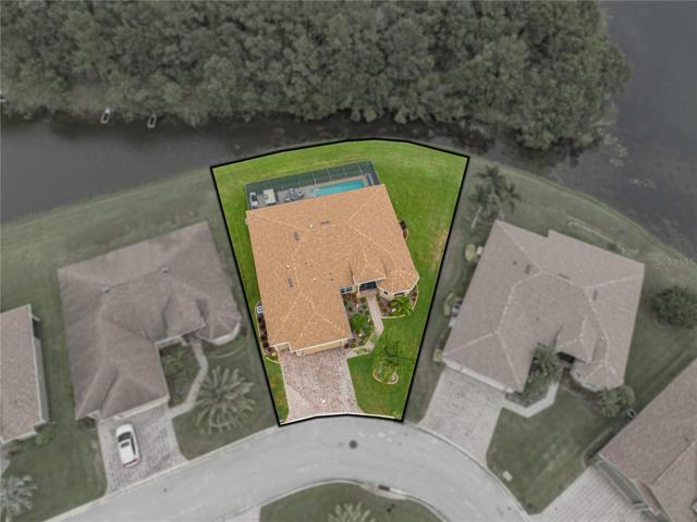Property drone view