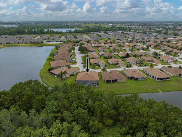 Property drone view