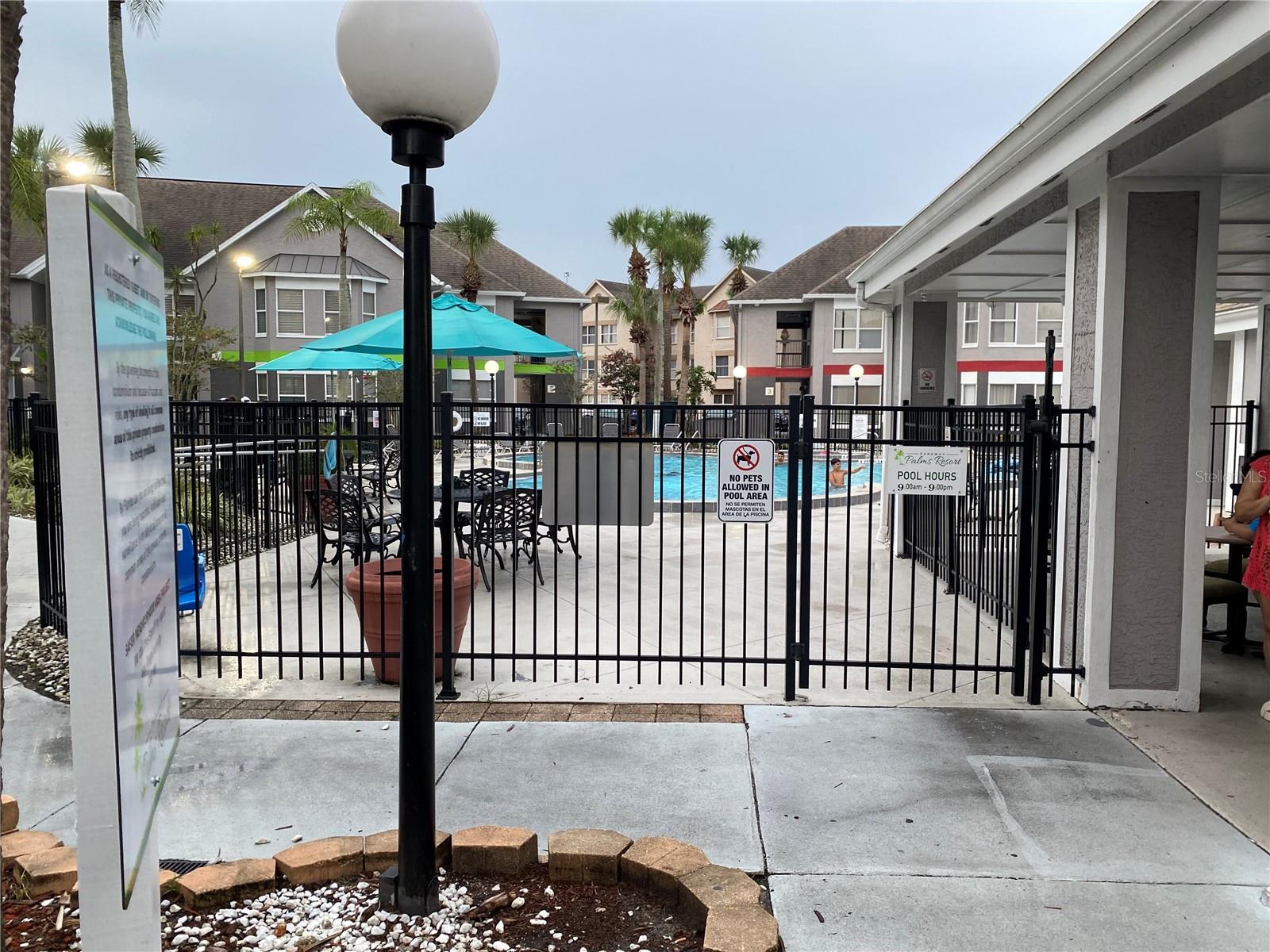 Pool area