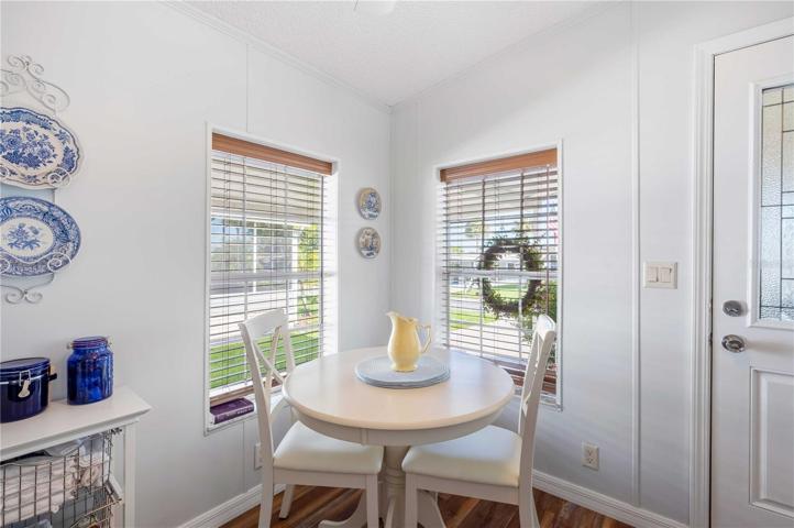 Eat-in kitchen.