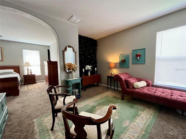 Reading and relaxing space in the master suite