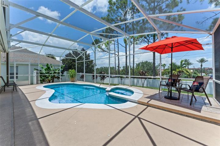 Screened in pool