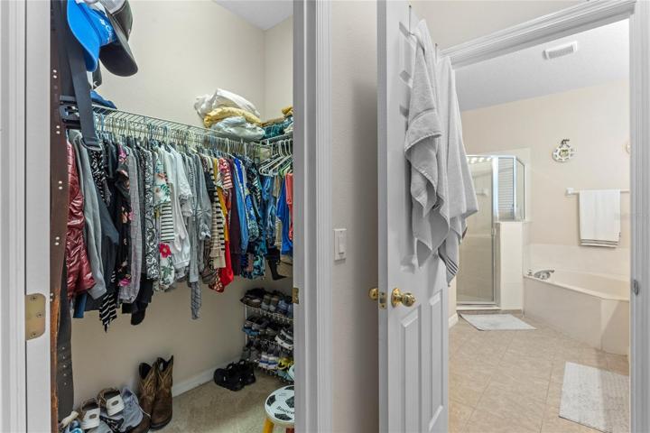 Primary bedroom closet