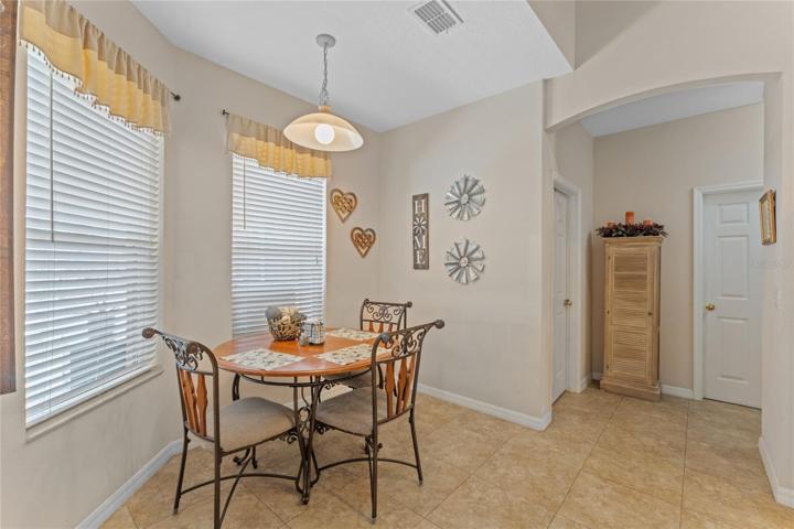 Breakfast area