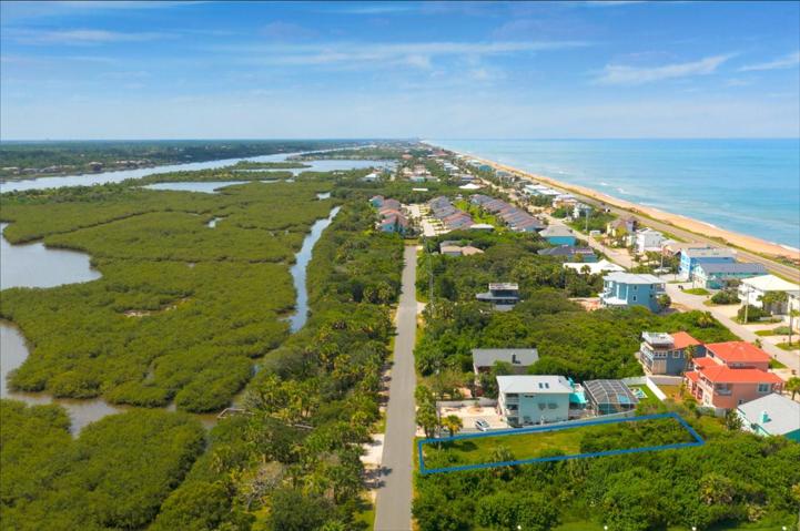Lot with the best of both worlds in Flagler Beach - Sunrise Ocean view and Sunset Intracoastal view