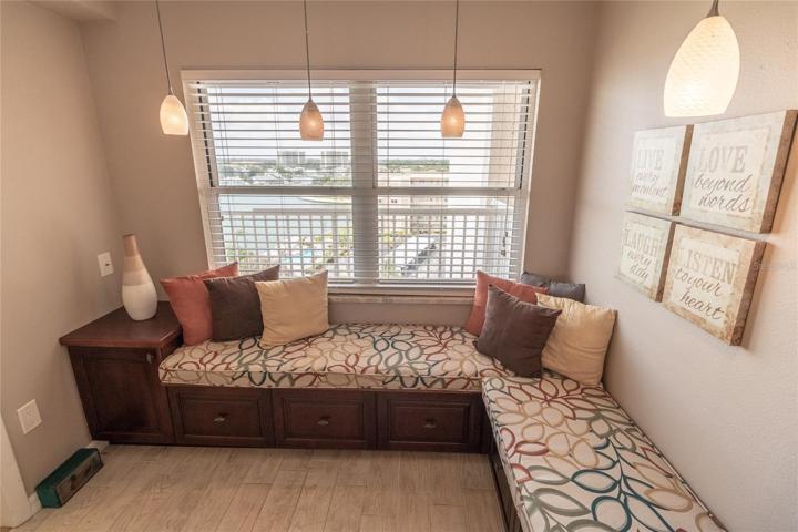 Custom Sitting Area In Kitchen.