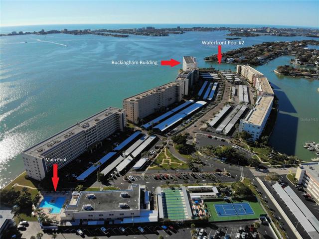 Town Shores Aerial Photograph Showing the Location Of the Buckingham Building