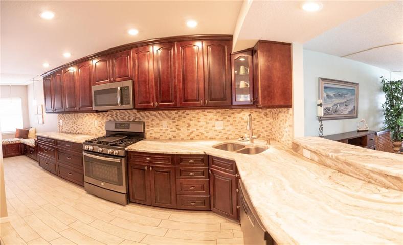 Custom Kitchen Area.