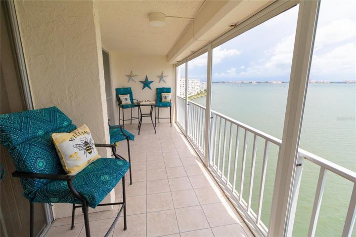 Balcony Area w/ Panoramic Bay Views!