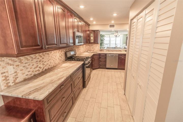 Custom Kitchen Area.