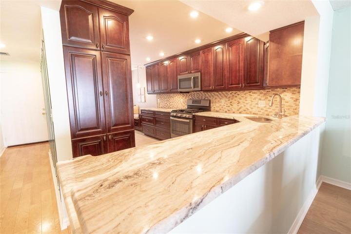 Custom Kitchen Area Bar.
