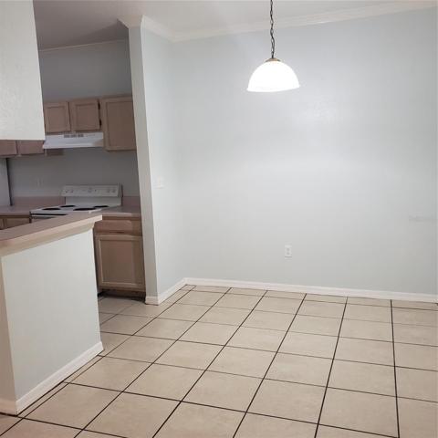 dining area open to the kitchen