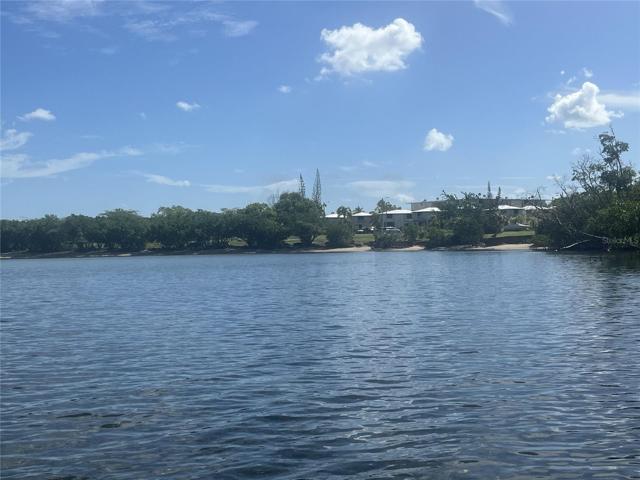 Private beach area