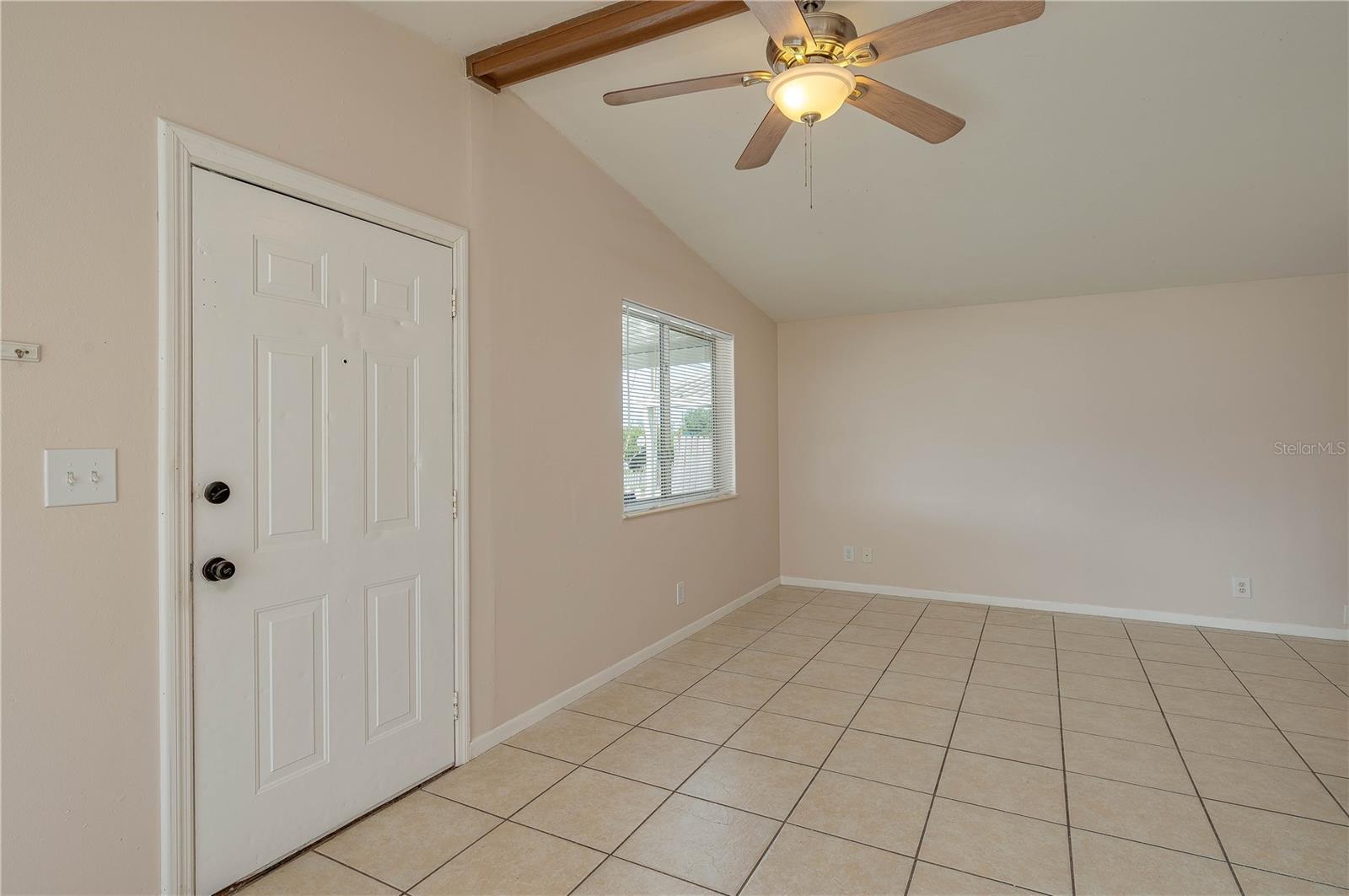 Front Door with LR Area