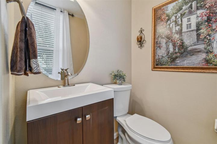 main floor half bathroom