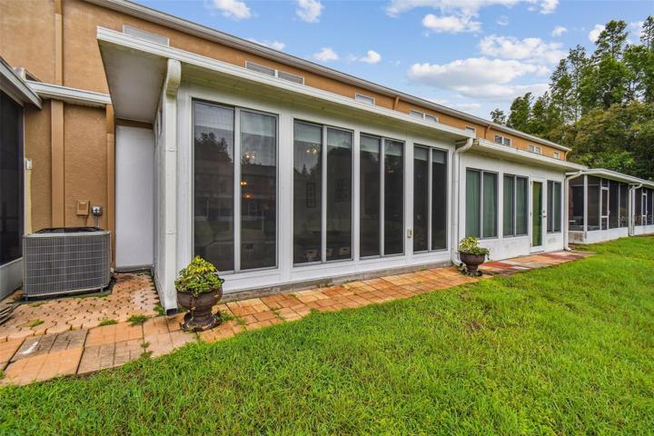 rear view of sunroom