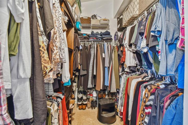 Primary walk-in closet