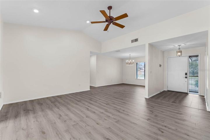 Formal living/dining open concept