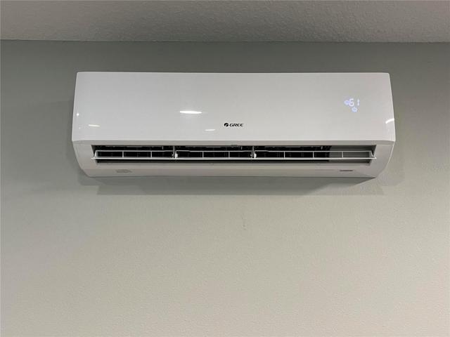 Split system in garage