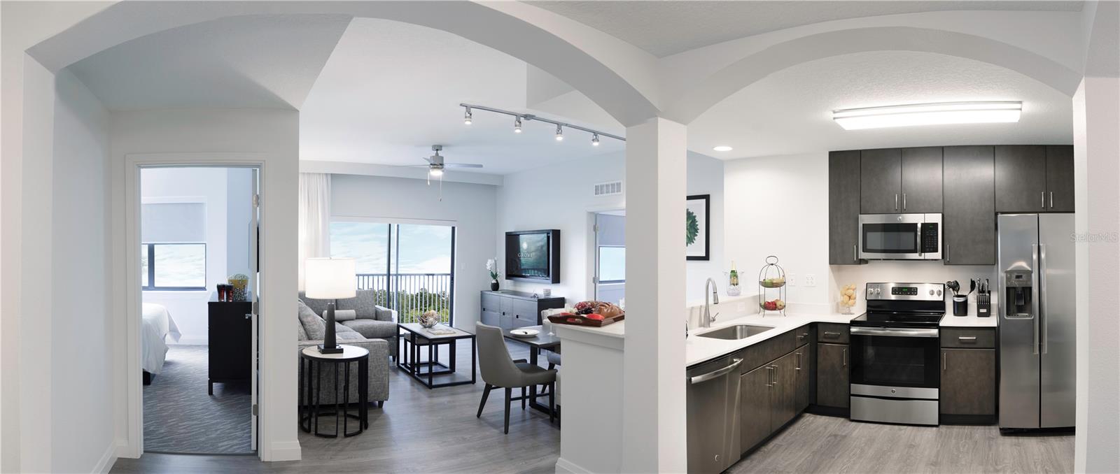 KITCHEN &amp; GREATROOM VIEW