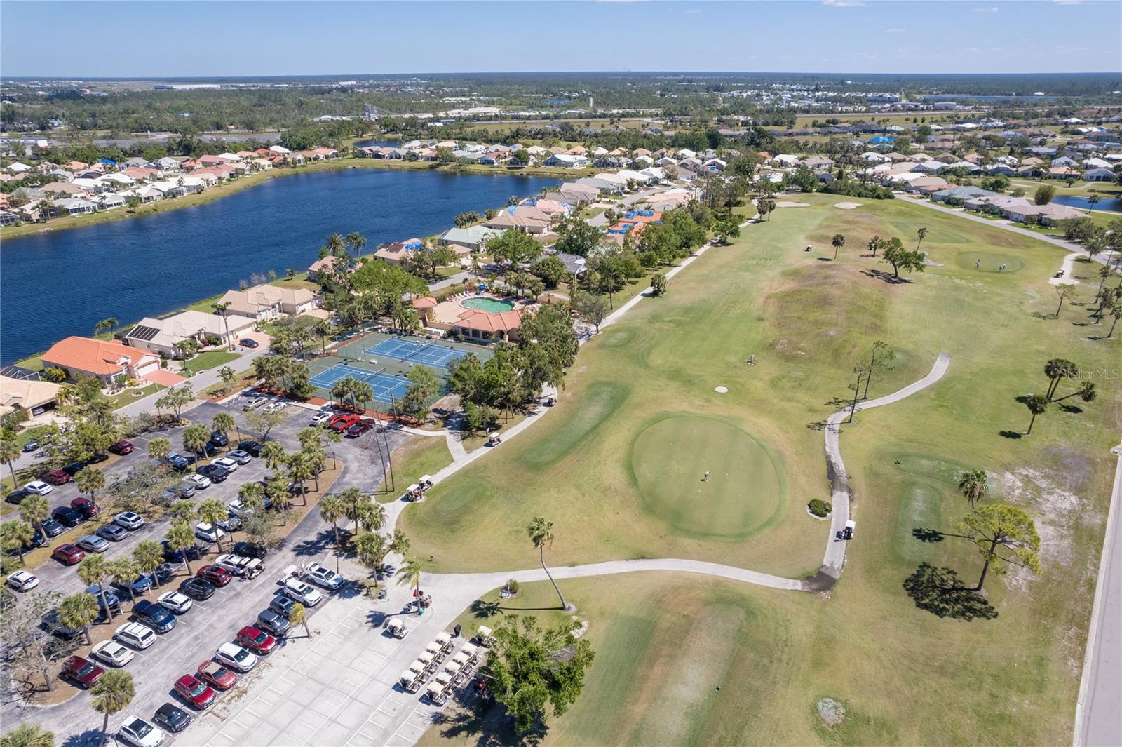 View of the golf course
