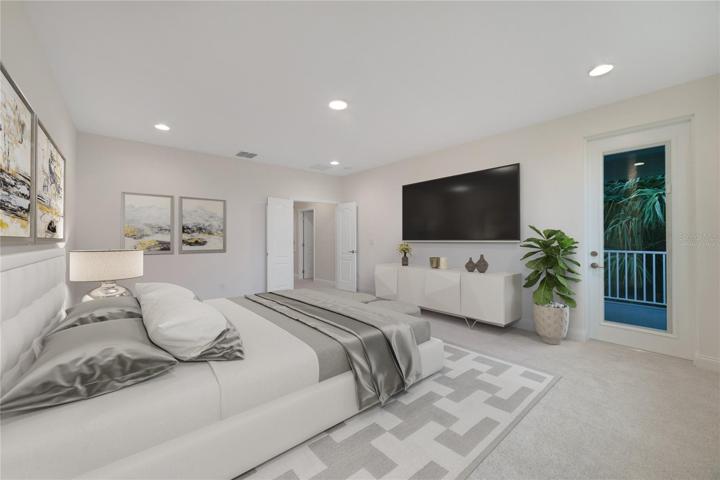Your primary suite is a true oasis, offering a blank canvas to create a space you love with a luxurious private en-suite bath and walk-in closet! Virtually Staged.
