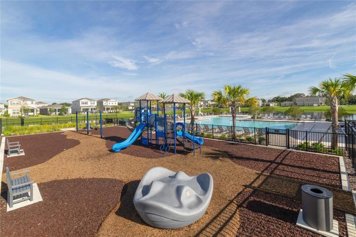 Playground and pool!