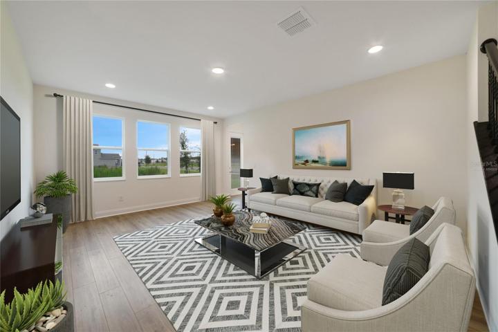 LIVING ROOM. Virtually Staged.