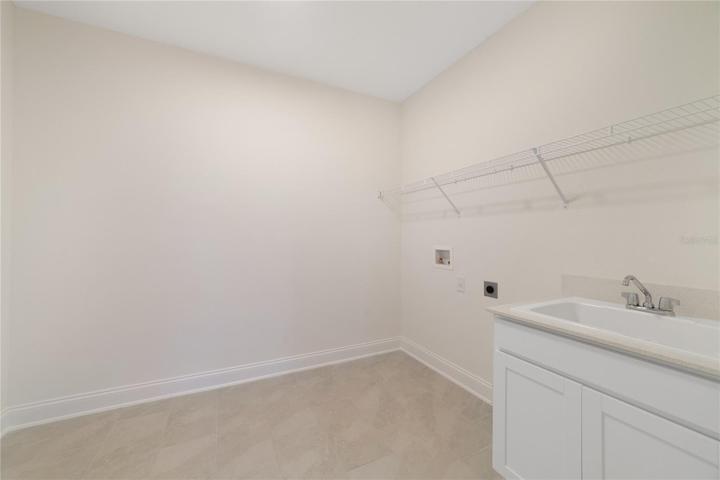 The large laundry room is on the second floor for convenience!
